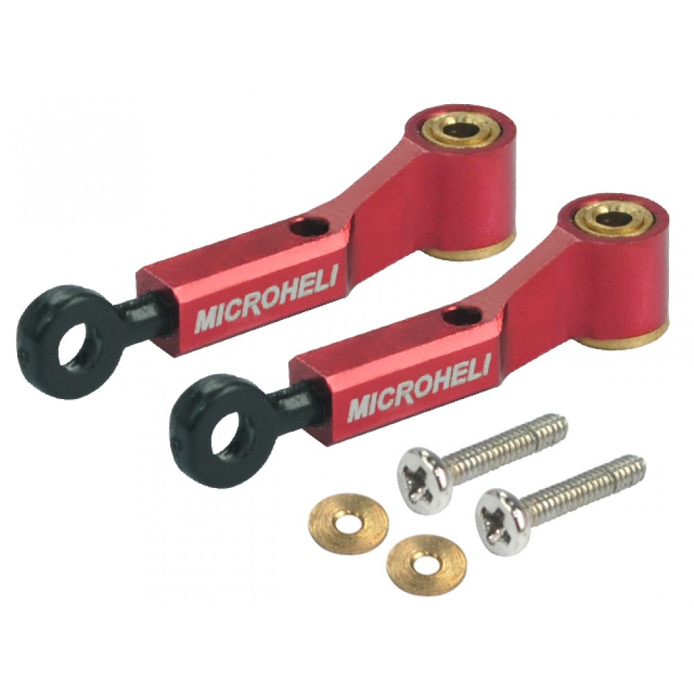 Aluminum Main Blade Grip Arm (RED) (for DFC Main Rotor series)