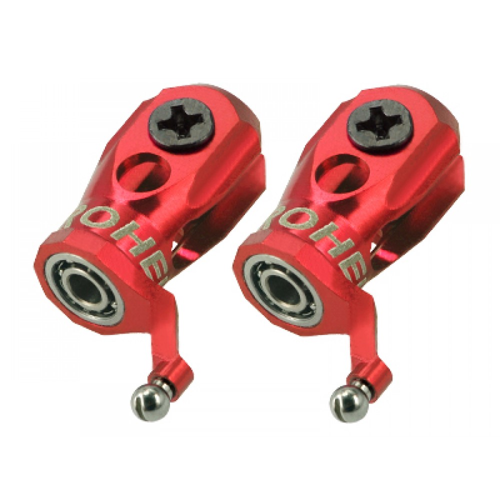 Precision CNC Aluminum Main Blade Grip (RED) - BLADE MCPXBL / BL2