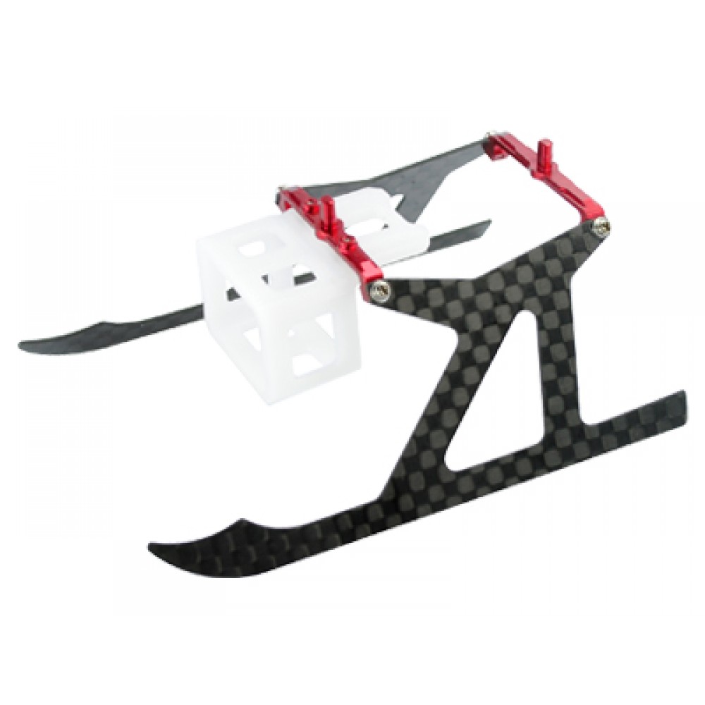 Aluminum/Carbon Fiber Landing Gear "A" Style (RED) - MCPXBL