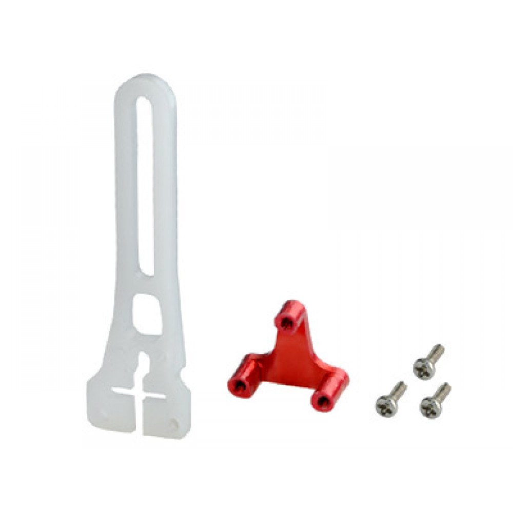 Delrin Anti-Rotation Guide w/ Aluminum Bracket set (RED) - MCPXBL