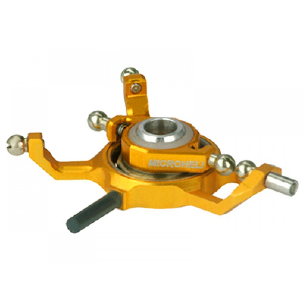 Precision CNC Aluminum X Swashplate (GOLD) - BLADE MCPXBL / BL2