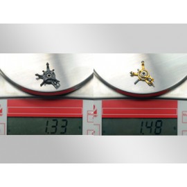 Precision CNC Aluminum X Swashplate (GOLD) - BLADE MCPXBL / BL2