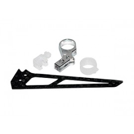 Aluminum Tail Rotor Housing/Carbon Vertical Fin - BLADE 120 SR
