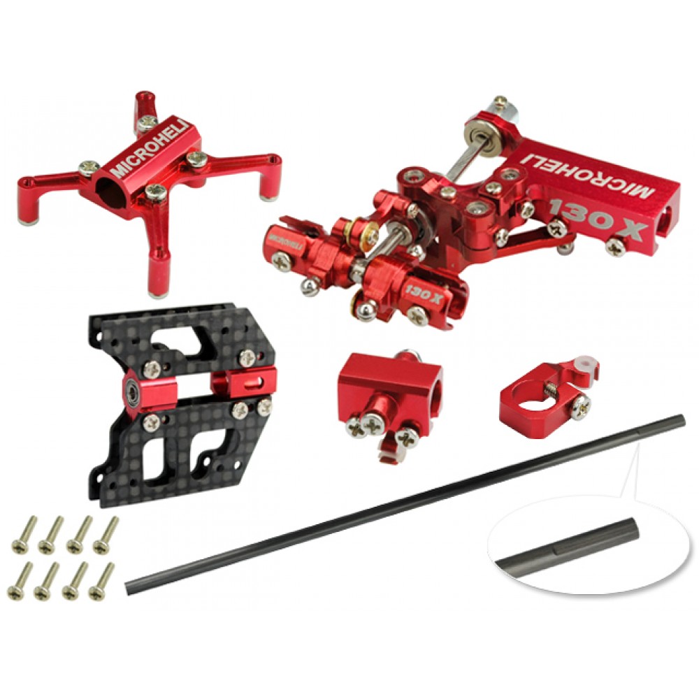 Blade 130 X Tail Boom Round 4mm Combo (R) (for MH Frame series)