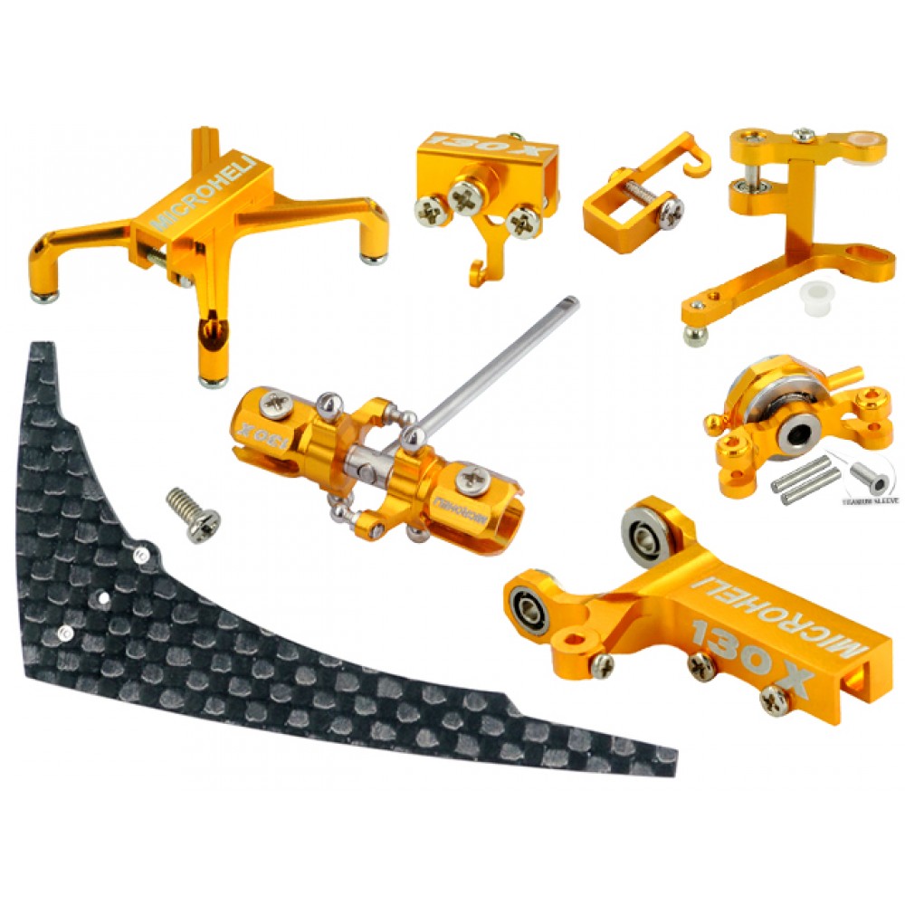 CNC Blade 130 X Tail Performance package (GOLD) - BLADE 130X