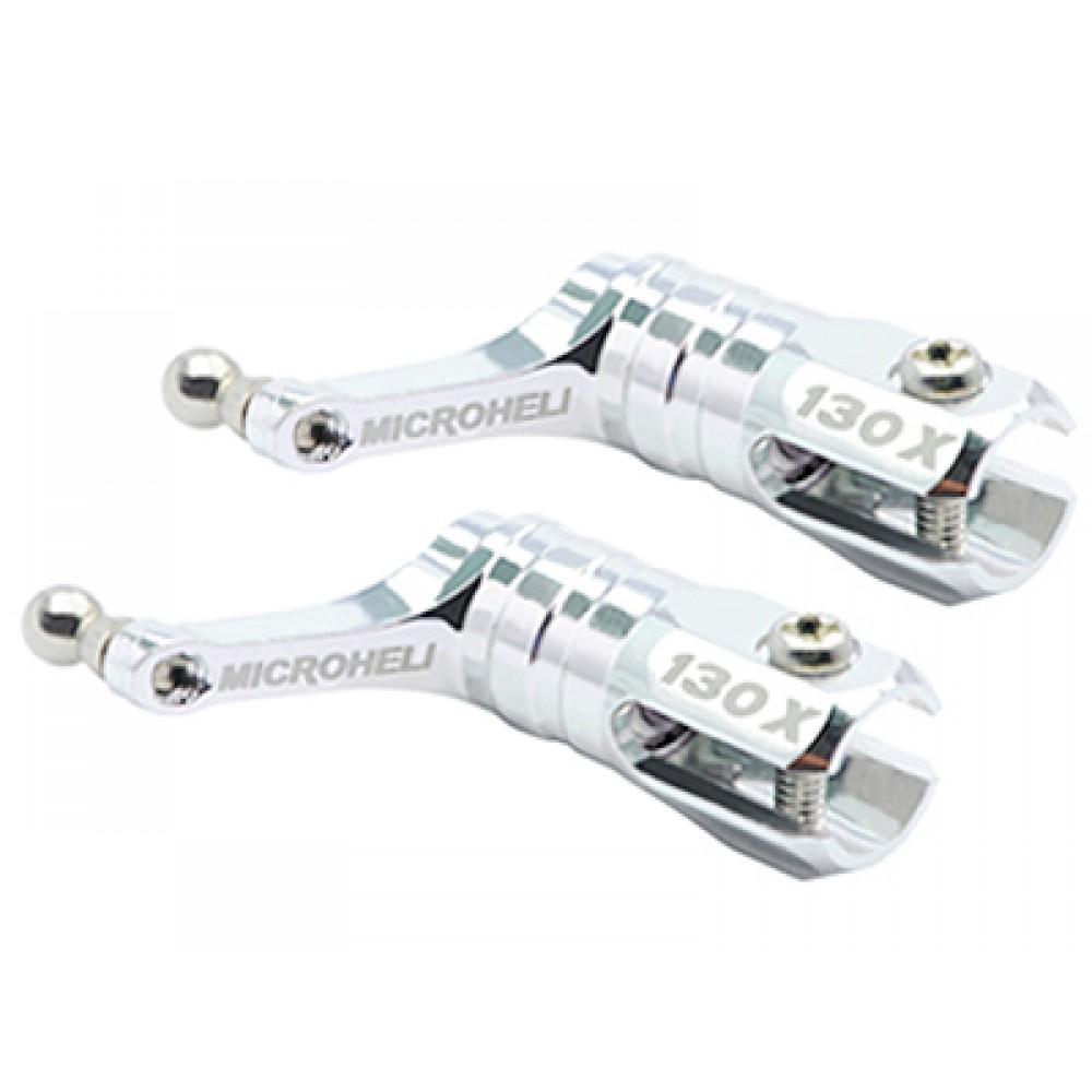 Main Blade Grip w/ Thrust Bearing/Titanium Ball - BLADE 130X