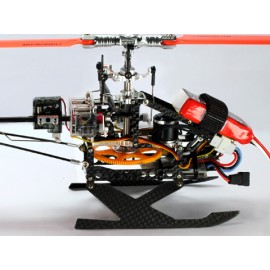 Aluminum/Carbon Fiber X Frame (Rotary Servo Mount) - BLADE 130X