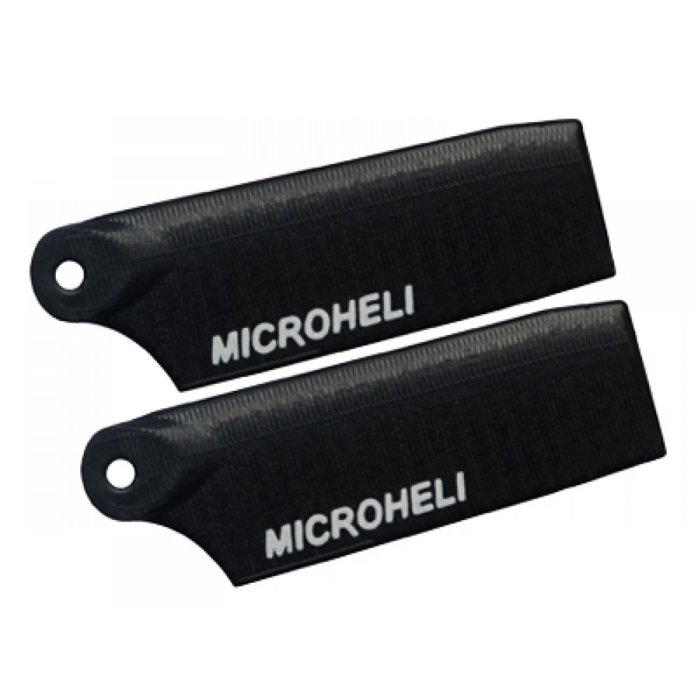 Plastic Tail Blade 29mm (BLACK) - BLADE 130X