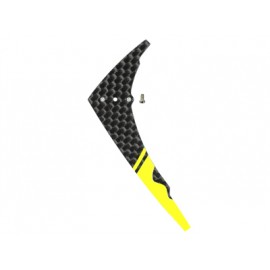 Carbon Fiber Vertical Fin (YELLOW) - BLADE 130X