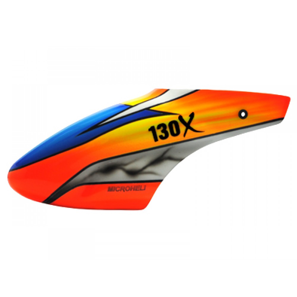 Airbrush Fiberglass Anvil Lightning Canopy - BLADE 130X