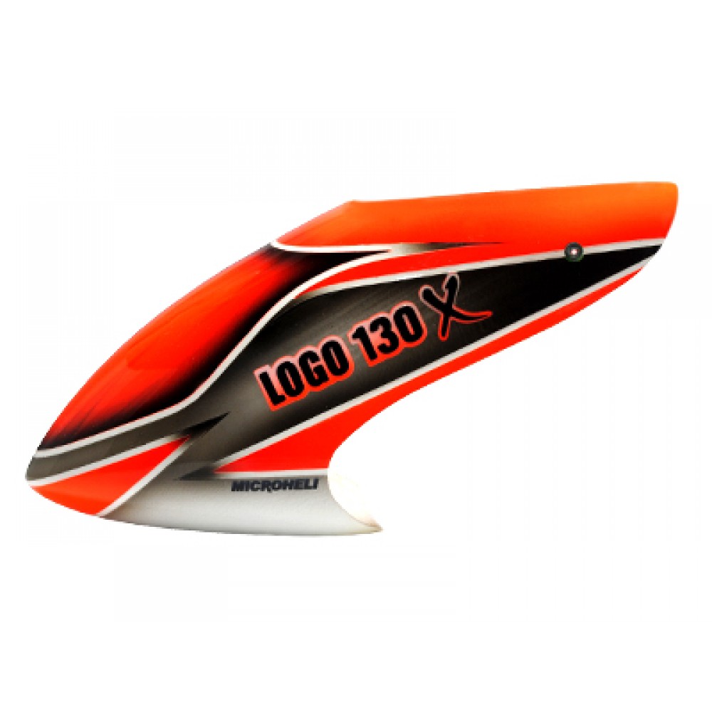 Airbrush Fiberglass Red Gopher Canopy - BLADE 130X