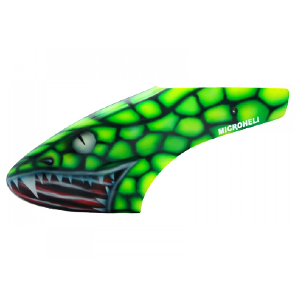 Airbrush Fiberglass Cobra Canopy - BLADE 130X