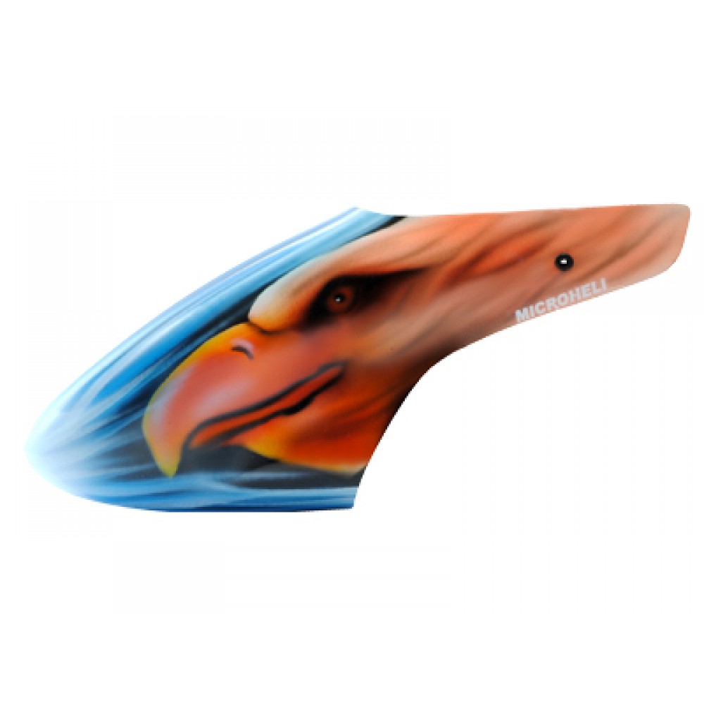 Airbrush Fiberglass Eagle Canopy - BLADE 130X
