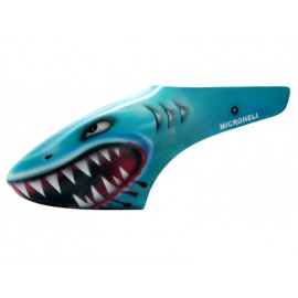 Airbrush Fiberglass Shark Canopy - BLADE 130X