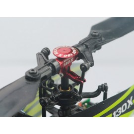 Precision CNC Aluminum Main Rotor Hub w/ Button (RED) - BLADE 130X