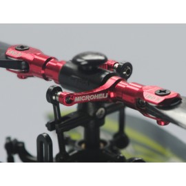 Main Blade Grip w/ Triple Bearing/Titanium Ball (RED) - BLADE 130X