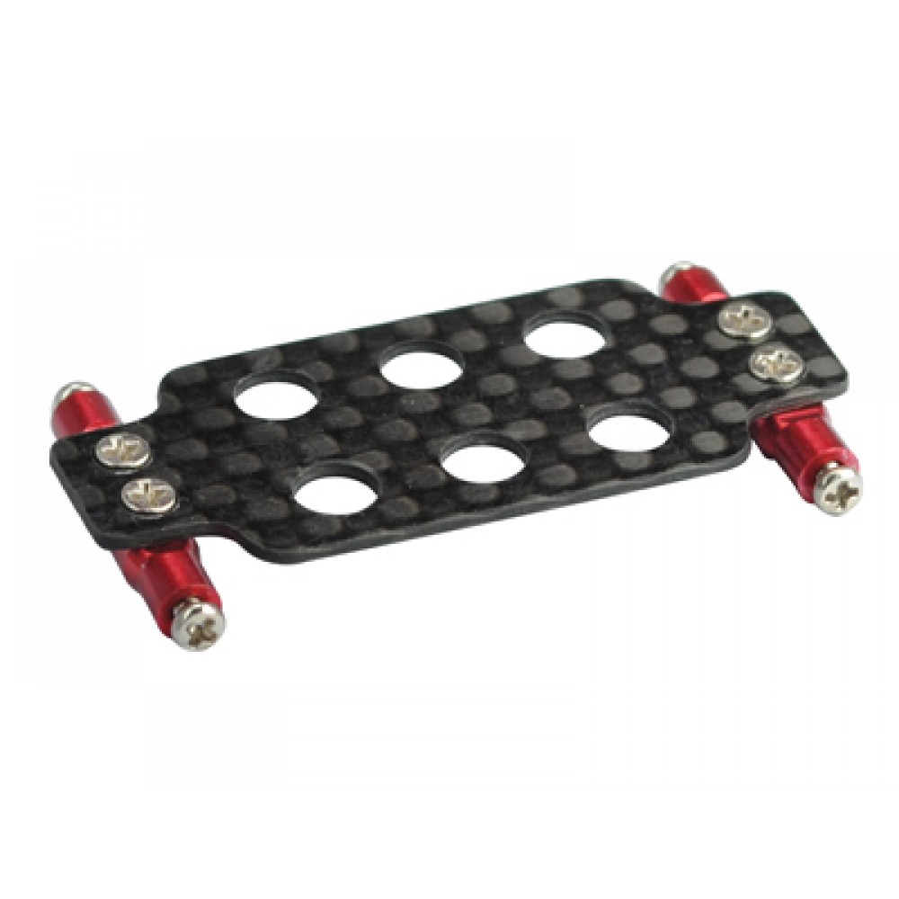 Carbon Battery Tray w/ Aluminum Stand (R) (for MH Frame series)
