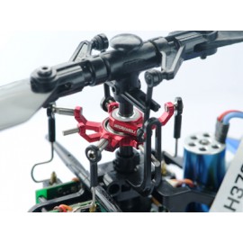 Precision CNC Titanium X Swashplate (RED) - BLADE 130X