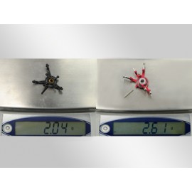 Precision CNC Titanium X Swashplate (RED) - BLADE 130X