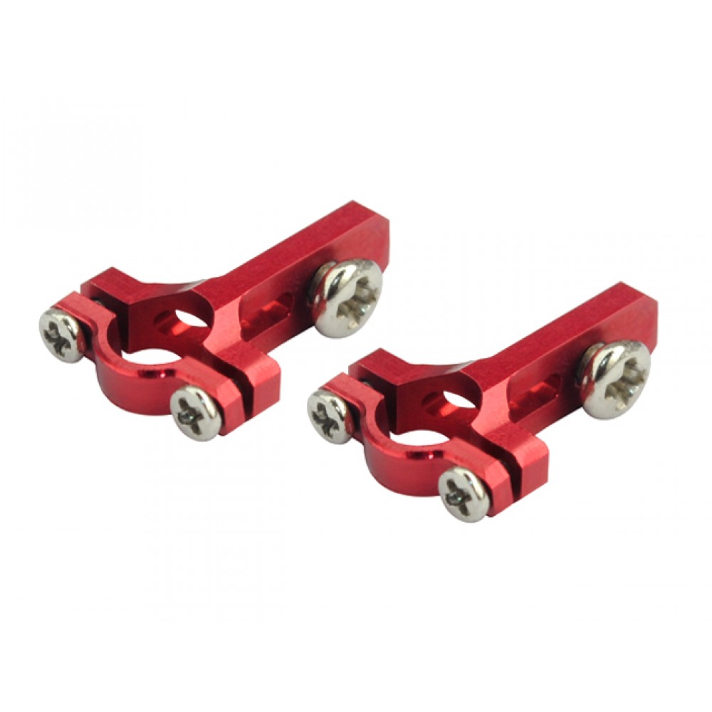 Aluminum Tail Servo Mount Round (RED) (for MH-DS002HV)