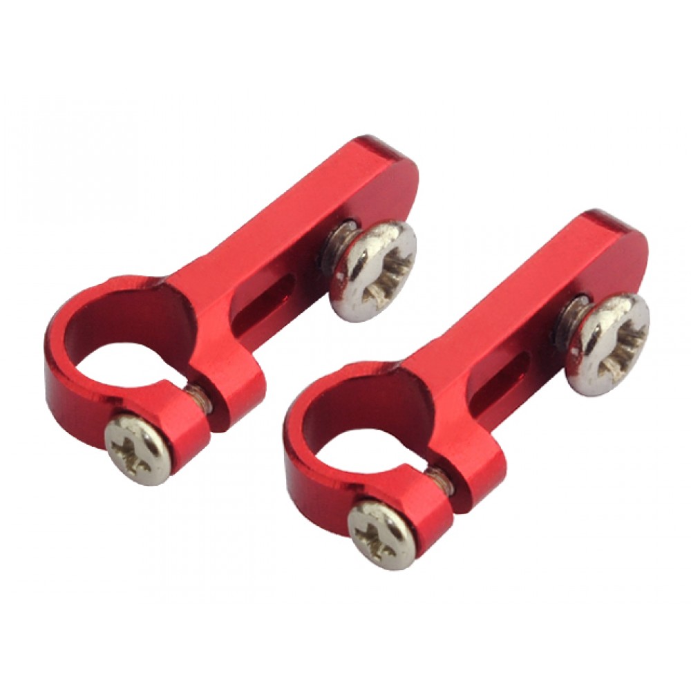 Aluminum Tail Servo Mount Round (RED) (for MH-DS002HV)