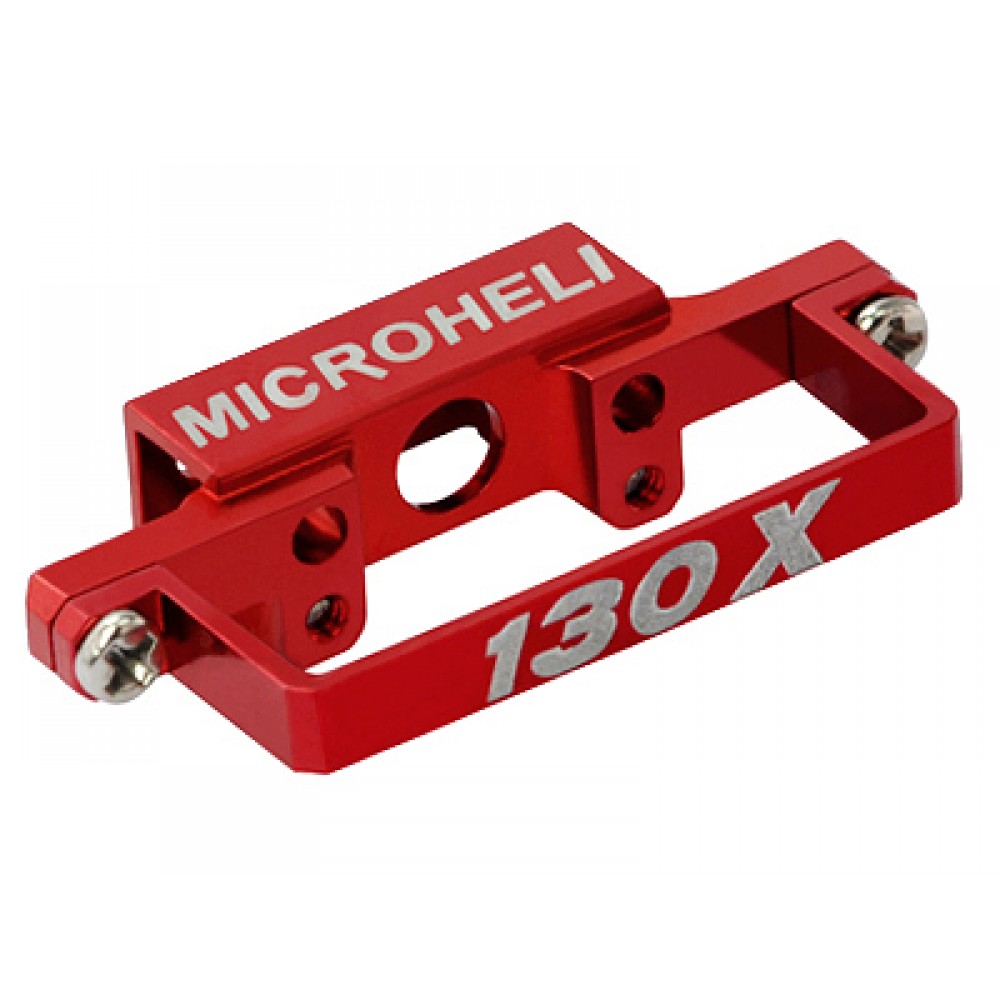 Aluminum DS35 Tail Servo Mount (RED) - BLADE 130X