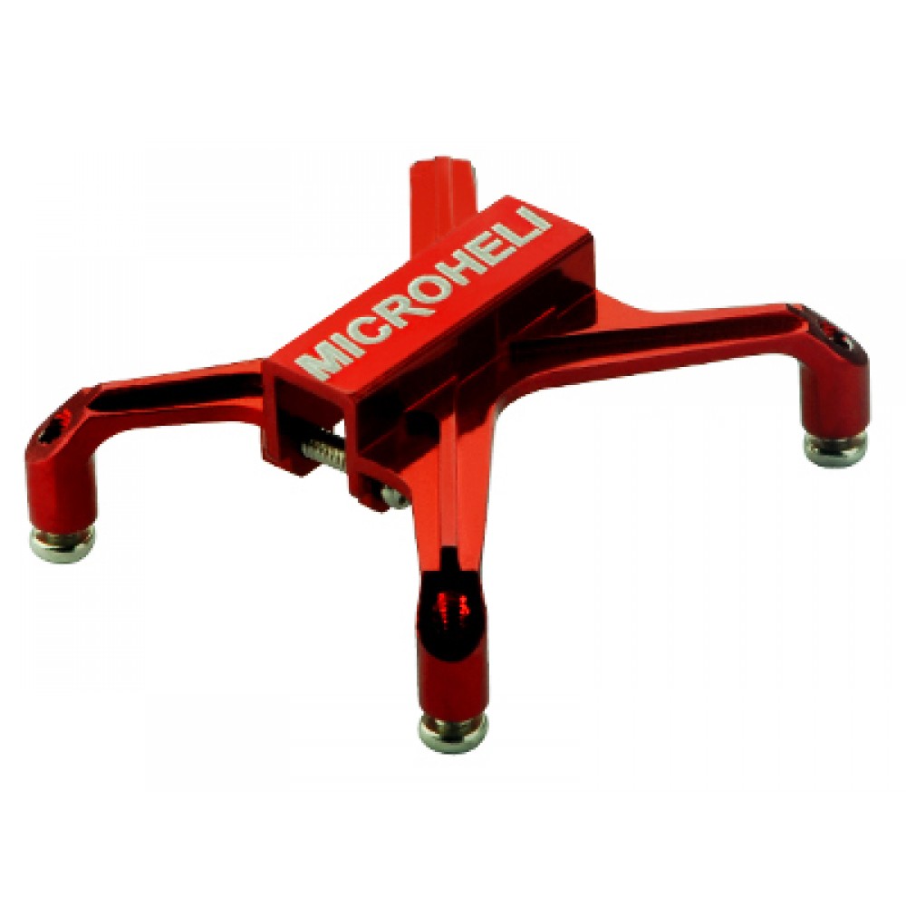 Aluminum Tail Servo Mount (RED) - BLADE 130X