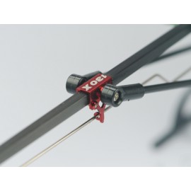 Aluminum Tail Boom Support Mount (RED) - BLADE 130X