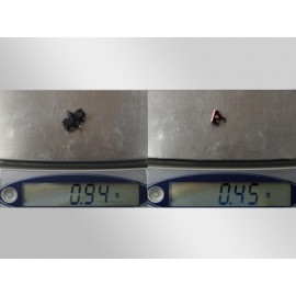 Aluminum Tail Boom Support Mount (RED) - BLADE 130X