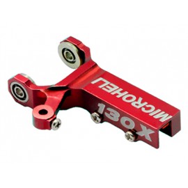 Precision CNC Aluminum Tail Gear Case (Square)(RED) - BLADE 130X