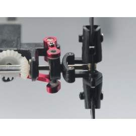 Double Bearing Aluminum Tail Pitch Lever (RED) - BLADE 130X