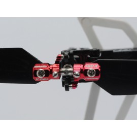 Double Bearing Weighted Tail Blade Grip combo (RED) - BLADE 130X