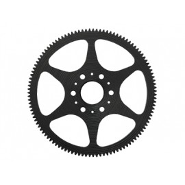 CNC Delrin Main Gear (BLACK) (for MH-130X067/069/X)