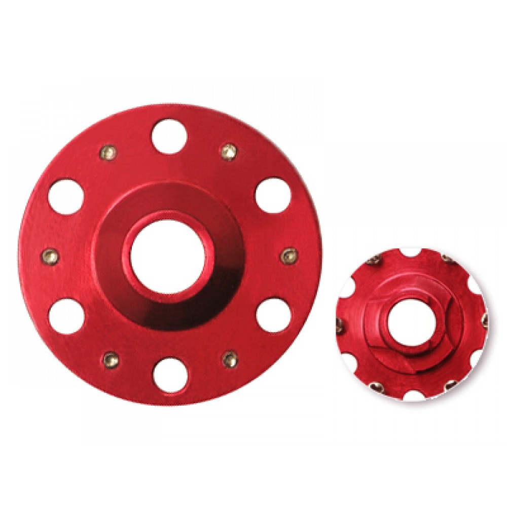 Aluminum Main Gear Hub (RED) (for MH-130X169/X)