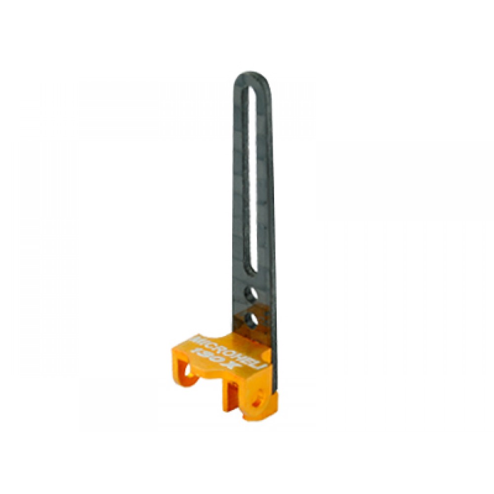 Aluminum/Carbon Fiber Anti-Rotation Guide set (GOLD) - BLADE 130X