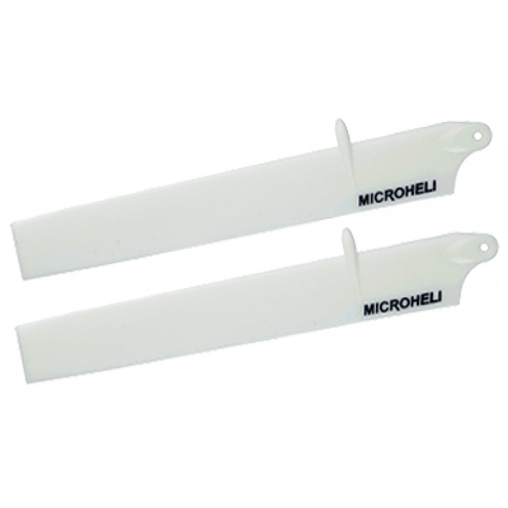 Bullet Plastic Main Blade 135mm (WHITE) - BLADE 130X