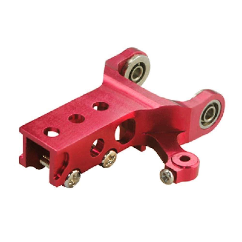 Aluminum Tail Gear Case (RED) - BLADE 130X RED BULL