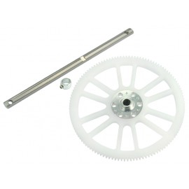 CNC Delrin Main Gear w/ Titanium Shaft - BLADE 200 SRX/ 200 S