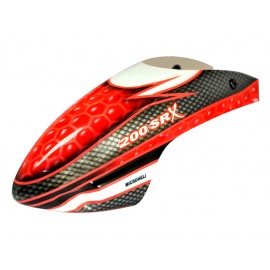 Airbrush Fiberglass Honeycomb Canopy - BLADE 200 SRX