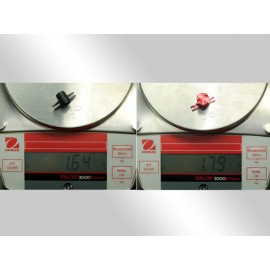 Precision CNC AL Main Rotor Hub w/ Button (RED) - BLADE 200 SRX/ 200 S