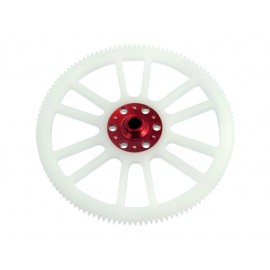 CNC Delrin Main Gear w/ Hub set (RED) - BLADE 200 SRX