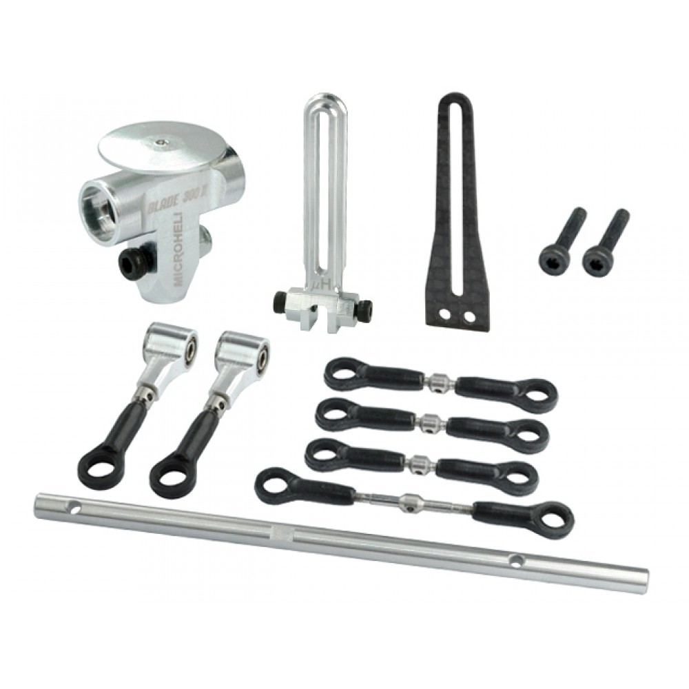 Precision CNC Aluminum DFC Head (Short) set - BLADE 300X