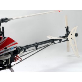 Aluminum/Carbon Tail Boom Support set - BLADE 300X