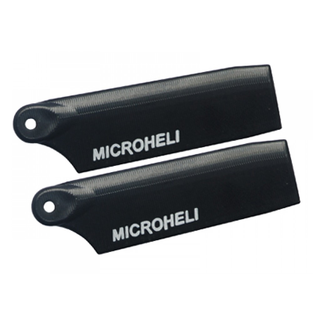 Plastic Tail Blade 47mm (BLACK) - BLADE 300X