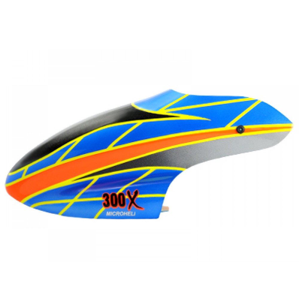 Airbrush Fiberglass Bluenet Canopy - BLADE 300X