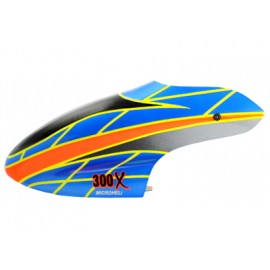 Airbrush Fiberglass Bluenet Canopy - BLADE 300X