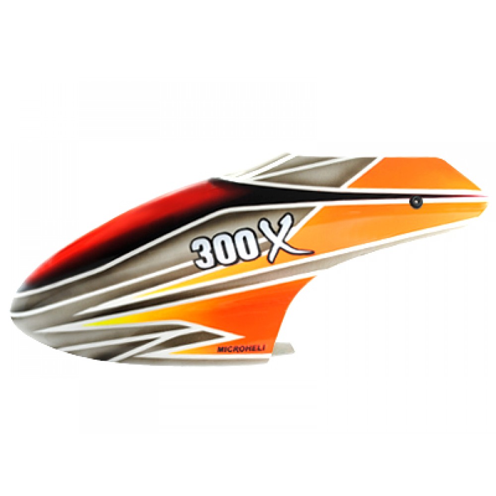 Airbrush Fiberglass Exocomet Canopy - BLADE 300X