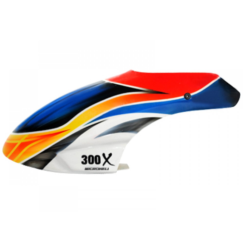 Airbrush Fiberglass X-Pro Canopy - BLADE 300X