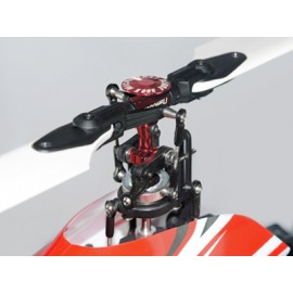 Precision CNC Aluminum Main Rotor Hub w/ Button (RED) - BLADE 300X