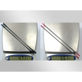 Aluminum/Carbon Tail Boom Support set (RED) - BLADE 300X